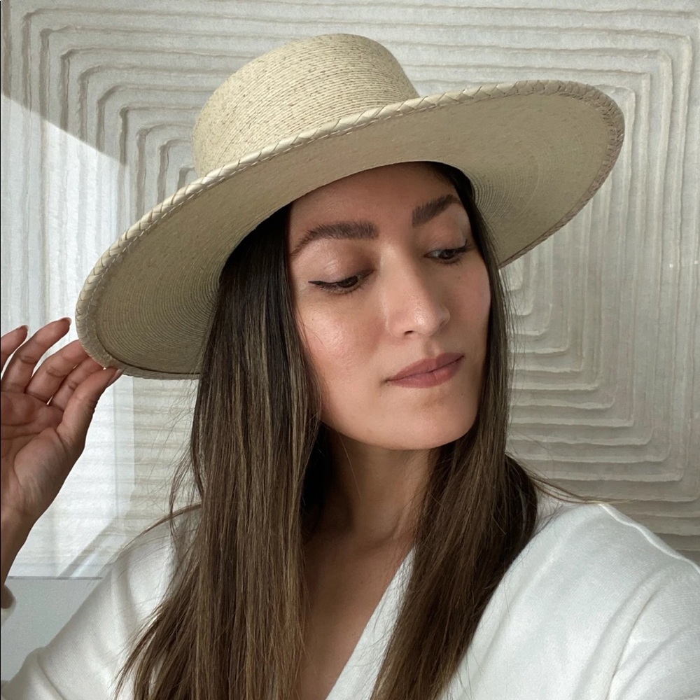 Leah Palma Wide Flat Brim cordobes Hat - Picture 8 of 11